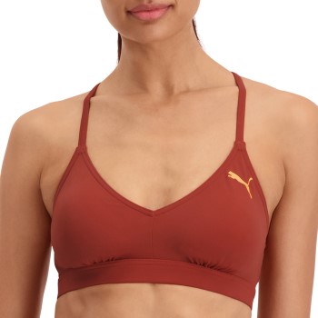 Puma Sporty Bikini Top Rød/Brun Small Dame