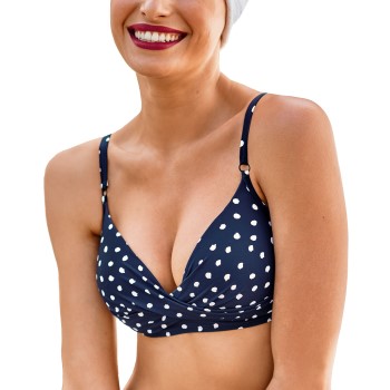 Rosa Faia Blue Dots Maja Bikini Bra Marineblå B 40 Dame