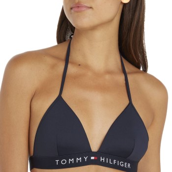 Tommy Hilfiger Original Triangle Bikini Top Marineblå Medium Dame