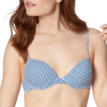 Triumph Mix and Match Padded Bikini Bra Blå/Hvid B 42 Dame