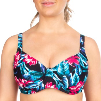 Trofé Trofe Tropical Nice Underwired Bikini Bra Sort blomstret D 36 Dame