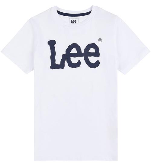 Se Lee Lee T-Shirt - Wobbly Graphic - Bright White ved KidsWorld