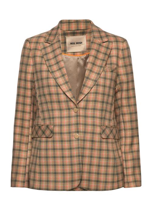 MOS MOSH Axton Checked Blazer MOS MOSH Beige