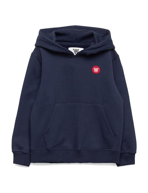 Se Wood Wood Izzy Kids Hoodie Wood Wood Blue ved Booztlet