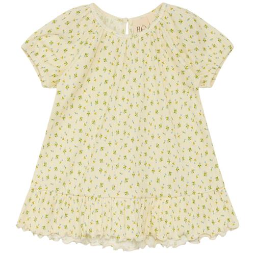 Se Flöss Clara Kjole Wild Flower | Grønn | 74 cm ved Babyshop