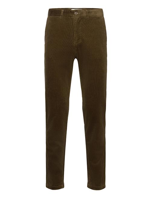 Se GANT Regular Cord Chinos GANT Green ved Booztlet