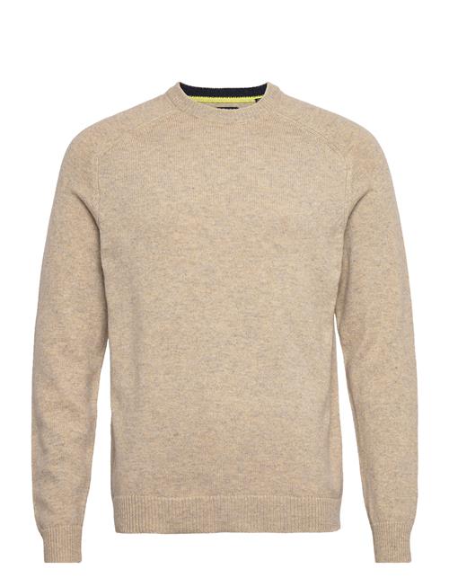 Se ONLY & SONS Onsedward Reg 7 Wool Crew Knit ONLY & SONS Beige ved Booztlet