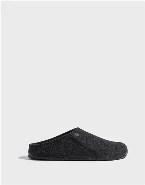 Birkenstock Zermatt Wool Felt Tøfler Anthracite