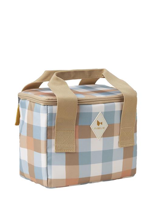 Fabelab Lunch Cooler Bag - Cottage Blue Checks Fabelab Patterned