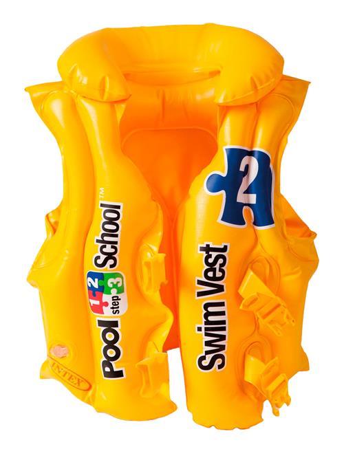 Se INTEX Intex Deluxe Swim Vest Pool School INTEX Yellow ved Booztlet