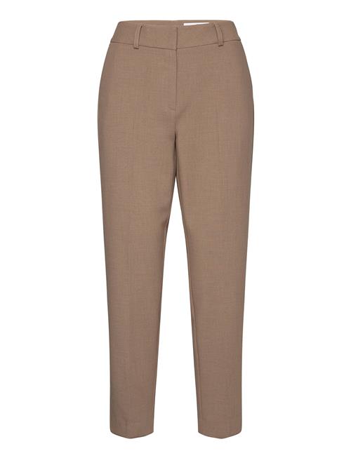 Selected Femme Slfrita-Ria Mw Crop Pant Camel Mel Noos Selected Femme Beige