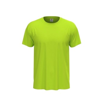 Se Stedman Classic Men T-shirt Limegrøn bomuld X-Small Herre ved Timarco