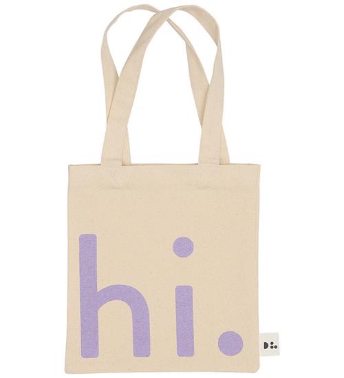 Design Letters Design Letters Shopper - Lille - Hi - Natur/Lilla