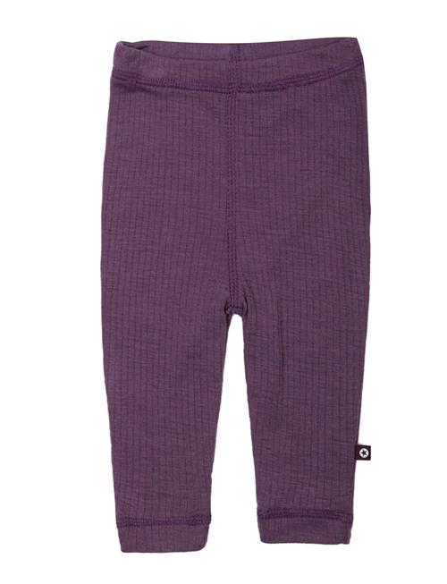 Smallstuff Legging, Soft Powder Drop Needle, Merino Wool Smallstuff Purple