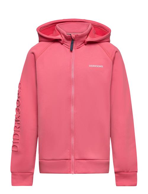 Didriksons Corin Kids Fullzip 7 Didriksons Pink