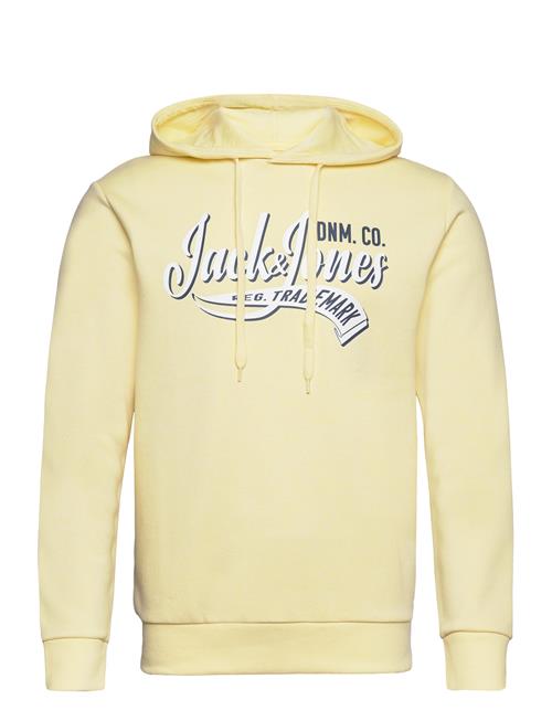 Jack & Jones Jjelogo Sweat Hood 2 Col 23/24 Noos Jack & J S Yellow