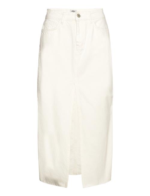 Gemma Rigid Denim Skirt Twist & Tango White