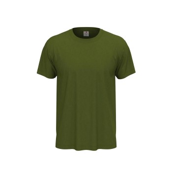 Stedman Classic Men T-shirt Militærgrøn  bomuld Medium Herre