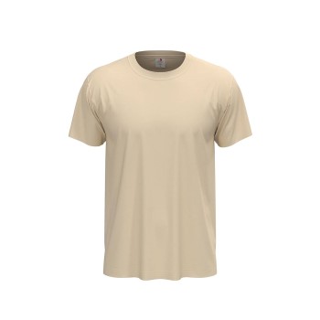 Se Stedman Classic Men T-shirt Beige bomuld Large Herre ved Timarco