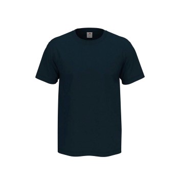 Se Stedman 4P Comfort Men T-shirt Midnatsblå bomuld Medium Herre ved Timarco