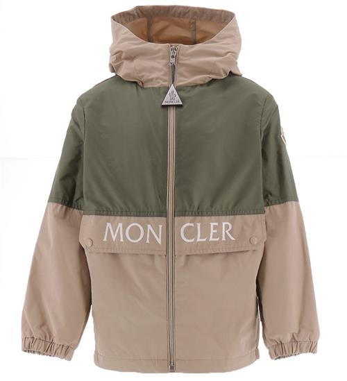 Moncler Jakke - Joly - Beige/MÃ¸rkegrÃ¸n