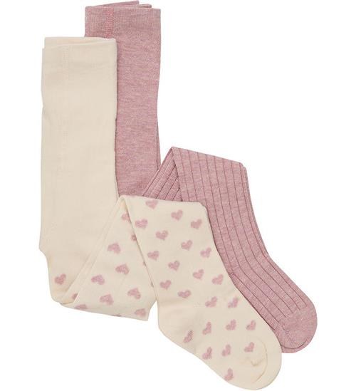 Se Minymo Minymo StrÃ¸mpebukser - 2-pak - Light Rose ved KidsWorld