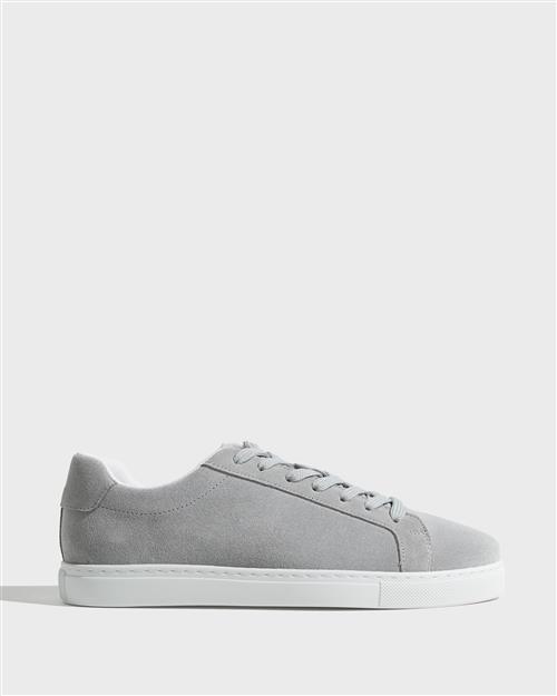 Selected Homme Slhevan Suede Sneaker Lave sneakers Grå