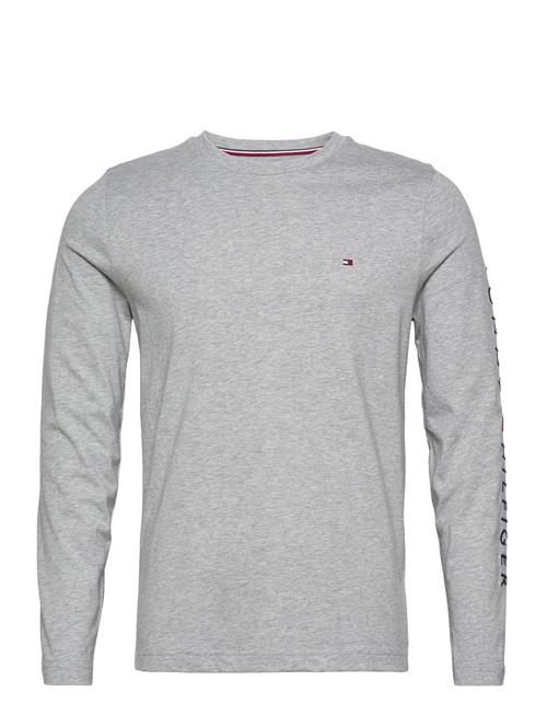 Tommy Logo Long Slee Tommy Hilfiger Grey