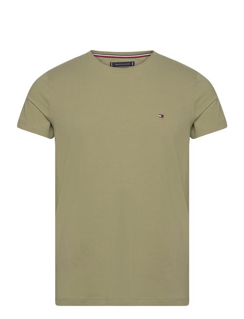 Stretch Slim Fit Tee Tommy Hilfiger Khaki