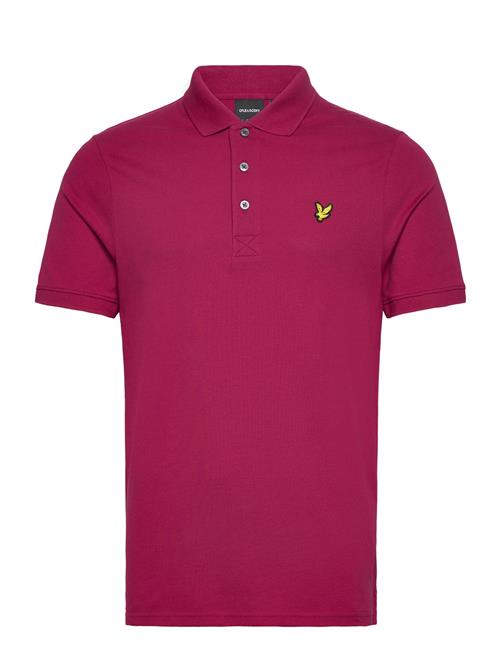 Lyle & Scott Plain Polo Shirt Lyle & Scott Burgundy