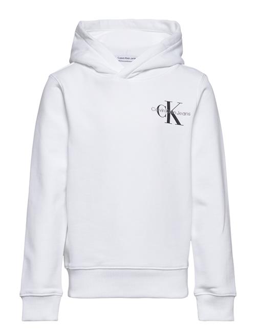 Calvin Klein Small Monogram Hoodie Calvin Klein White