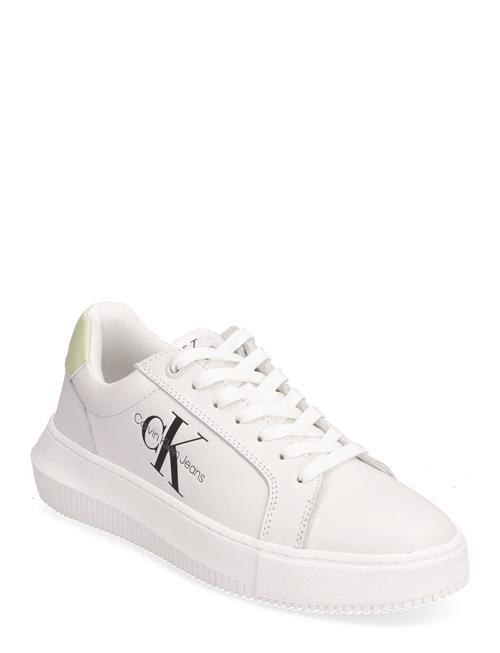 Calvin Klein Chunky Cupsole Mono Lth Wn Calvin Klein White