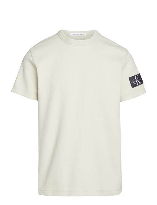 Calvin Klein Jeans Badge Waffle Tee Calvin Klein Jeans Beige