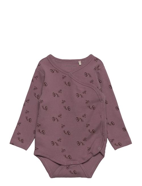 Fixoni Wrap Body Ls W.aop Fixoni Purple