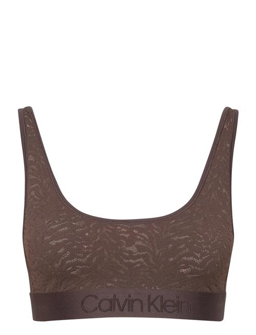 Calvin Klein Unlined Bralette Calvin Klein Brown