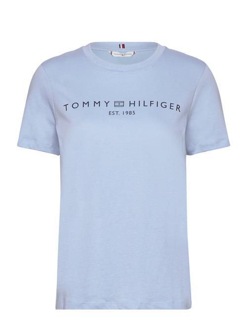 Tommy Hilfiger Reg Corp Logo C-Nk Ss Tommy Hilfiger Blue