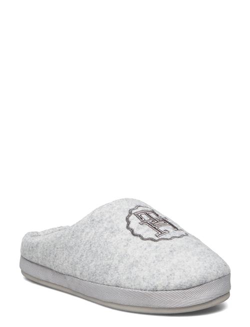 Tommy Hilfiger Th Emblem Felt Slipper Tommy Hilfiger Grey