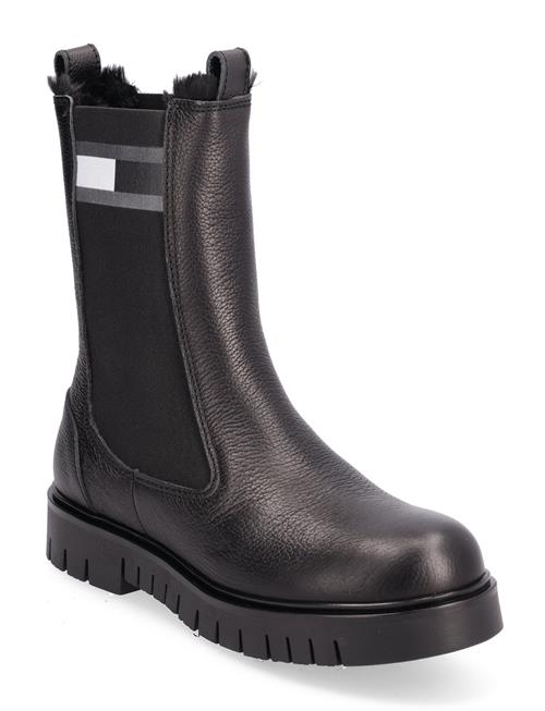 Se Tommy Hilfiger Tjw Warmlined Chelsea Boot Tommy Hilfiger Black ved Booztlet