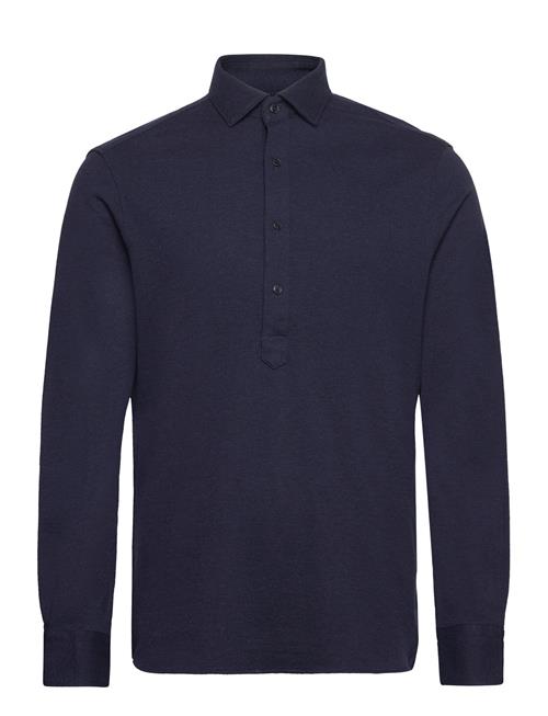 Tommy Hilfiger Dc Pique Popover Rf Shirt Tommy Hilfiger Navy