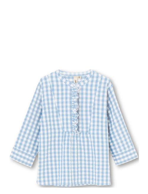 Se Juna Bæk&Bølge Irene Shirt Juna Blue ved Booztlet