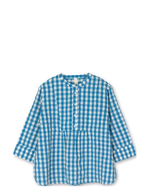 Se Juna Bæk&Bølge Irene Shirt Juna Blue ved Booztlet