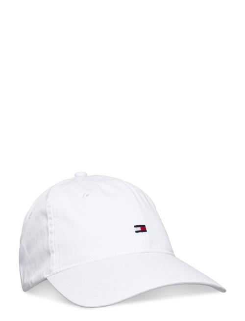 Se Tommy Hilfiger Essential Flag Soft Cap Tommy Hilfiger White ved Booztlet