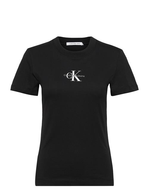 Calvin Klein Jeans Monologo Slim Tee Calvin Klein Jeans Black