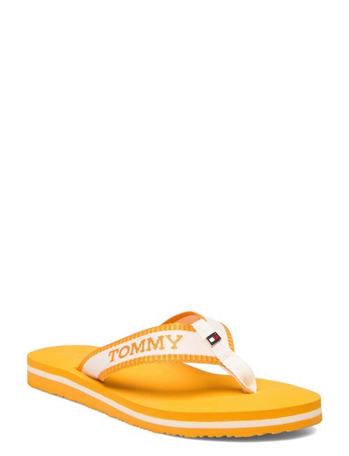 Tommy Hilfiger Hilfiger Webbing Pool Slide Tommy Hilfiger Yellow