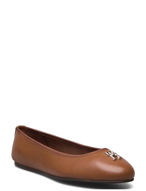 Tommy Hilfiger Th Leather Ballerina Tommy Hilfiger Brown