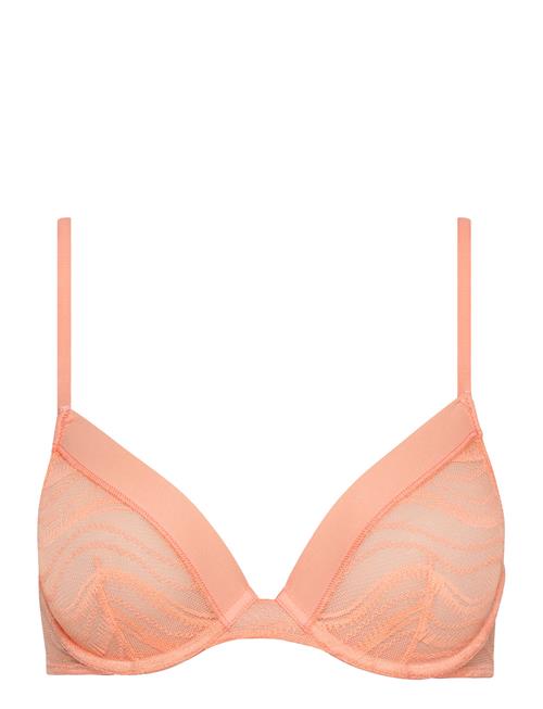 Se Calvin Klein Unlined Plunge Calvin Klein Coral ved Booztlet