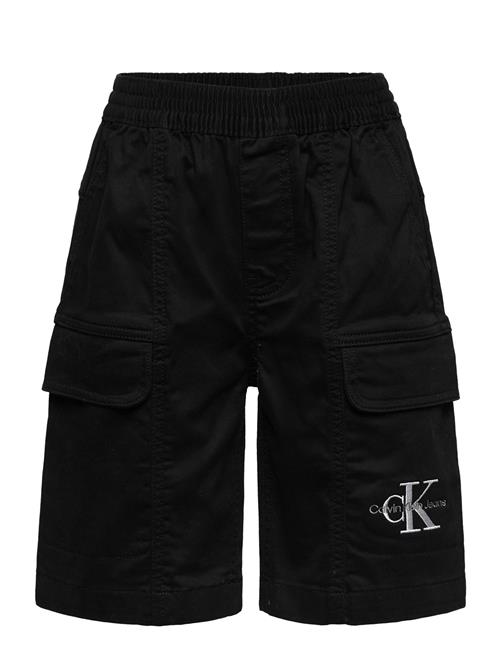 Calvin Klein Sateen Cargo Shorts Calvin Klein Black