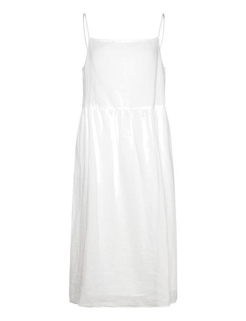 Tommy Hilfiger Linen Midi Slip Dress Tommy Hilfiger White