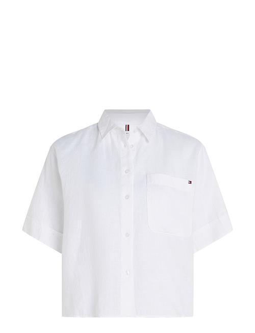 Tommy Hilfiger Linen Ss Shirt Tommy Hilfiger White