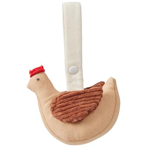 Se Fabelab Chicken Coco Aktivitetslegetøj | Brun | 0-3 ved Babyshop